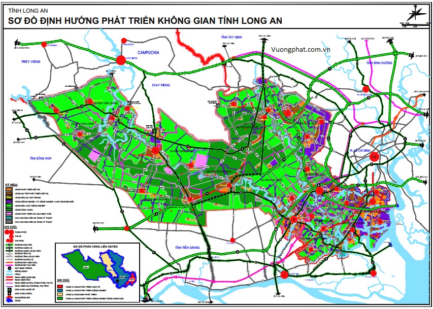 bản đồ quy hoạch Long An